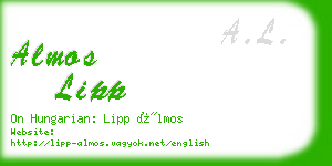 almos lipp business card